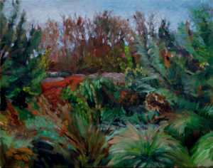 December 2011, oil on canvas board, 14" X 16"