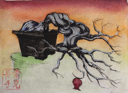 Elliott’s Pomegranate #9 Monoprint