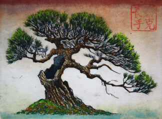Japanese Pine #14 Monoprint